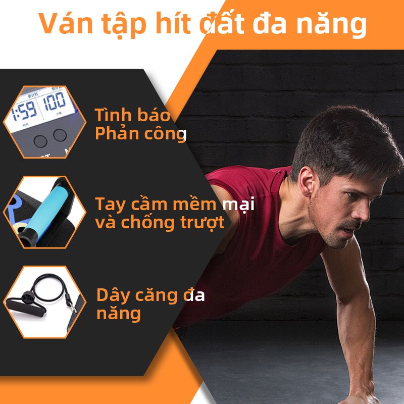 FUYOGI Push Up Board có thể gập lại, màn hình LCD đếm số lần tập - Thiết bị tập luyện tại nhà chuyên nghiệp