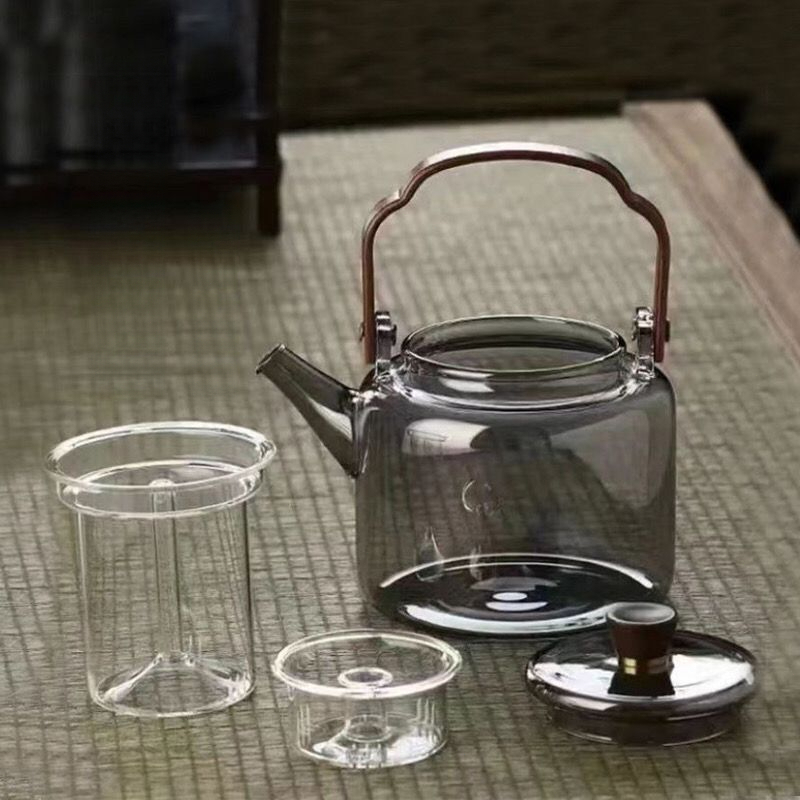 1.000Ml Chịu Nhiệt Độ Cao Dung Tích Lớn Ấm Trà Ấm Trà Tách Nước Thủy Tinh Nồi Di Động