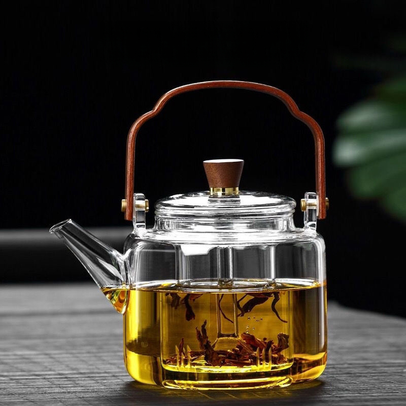 1.000Ml Chịu Nhiệt Độ Cao Dung Tích Lớn Ấm Trà Ấm Trà Tách Nước Thủy Tinh Nồi Di Động
