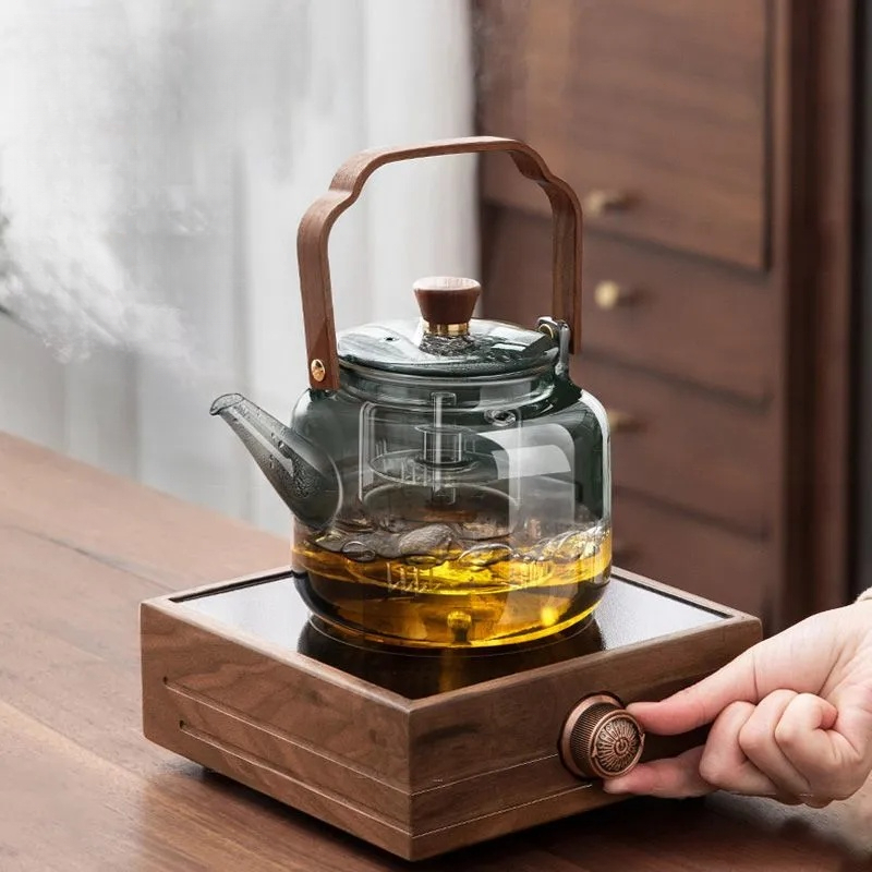 1.000Ml Chịu Nhiệt Độ Cao Dung Tích Lớn Ấm Trà Ấm Trà Tách Nước Thủy Tinh Nồi Di Động
