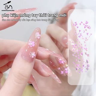 [savemoneyeveryday] Móng tay nghệ thuật Sequins Nàng tiên cá không đều Sequins Fine Sparkle Dày Mỏng Hỗn hợp Ngôi sao Sequins Trang trí móng tay [vn]