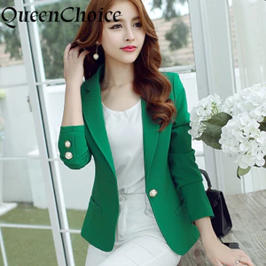 Áo Blazer Nữ Tay Dài Nút Đơn Thu Đông Văn Phòng Nữ Công Sở Áo Khoác Ngoài