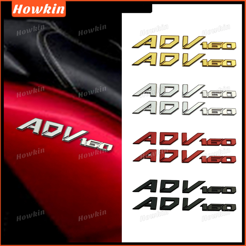 [Sale] 1 Cặp Đề Can Xe Máy HONDA ADV160 Dán Biểu Tượng Huy Hiệu Decal 3D Táo