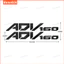 1 Cặp Đề Can Xe Máy HONDA ADV160 Dán Biểu Tượng Huy Hiệu Decal 3D Táo