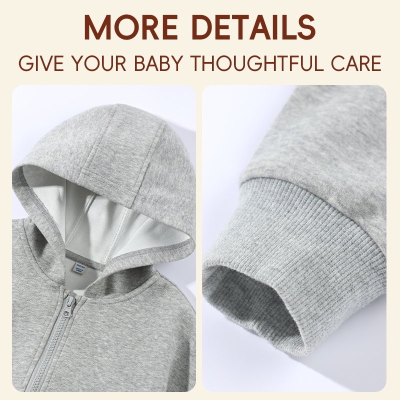W.G.Q Áo Hoodie bé gái , mùa xuân thu phong cách mỏng giản dị thoải mái, có in hình thỏ và cáo