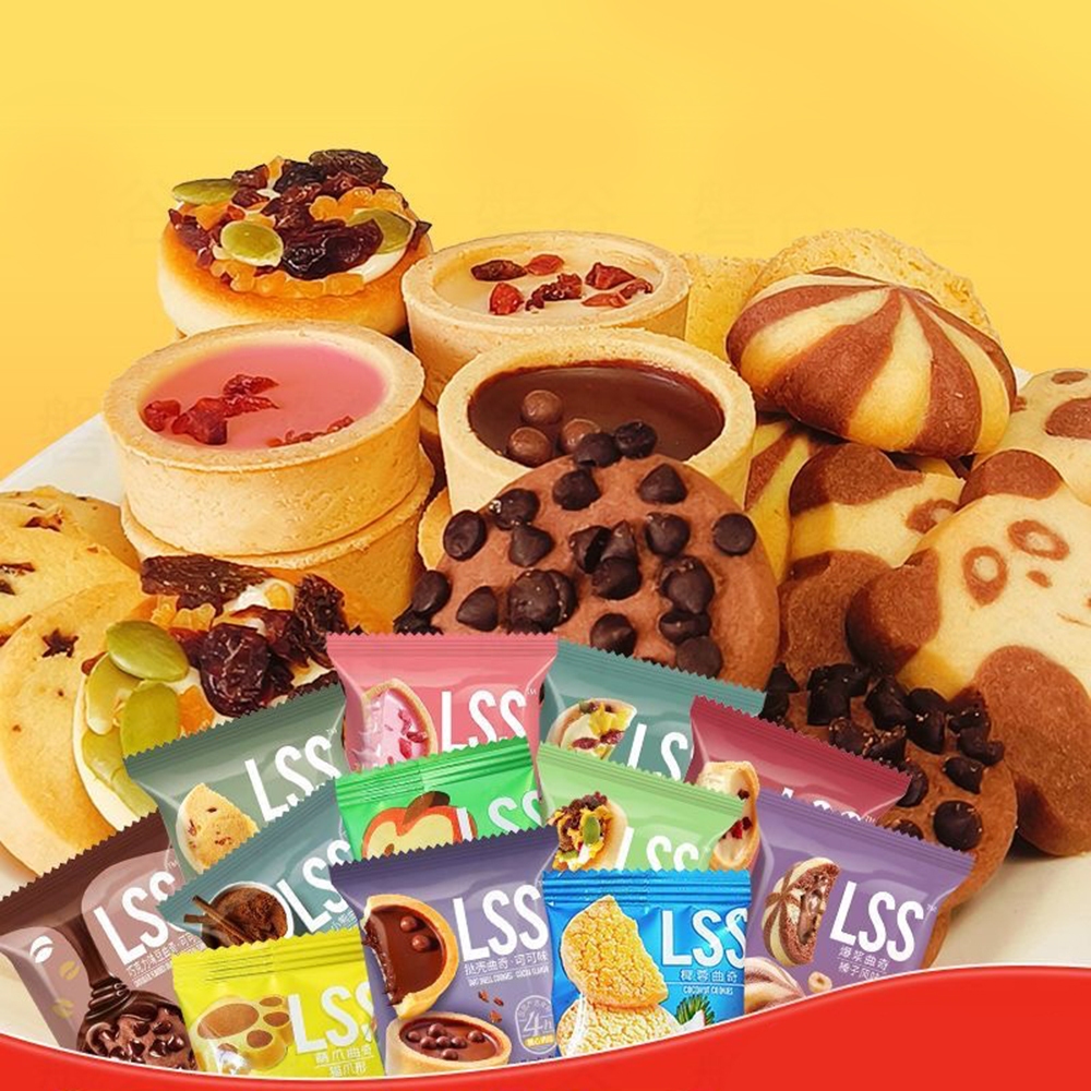 Bánh Quy bơ socola mix siêu ngon hãng LSS Snack Food bánh socola banh ...