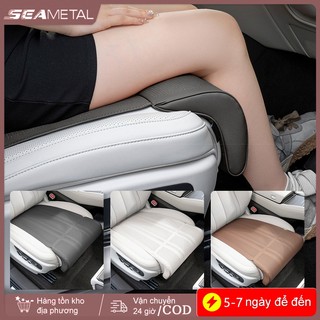 SEAMETAL Đa Năng Ghế Ngồi Ô Tô Hỗ Trợ Chân Nối Dài Da Lộn Ghế Tự Động Mở Rộng Chân Đệm Cho Người Lái Xe Nhớ Bọt Ghế Đệm Thảm Bao