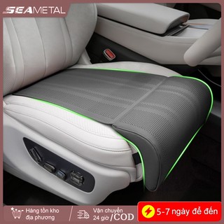 SEAMETAL Đa Năng Ghế Ngồi Ô Tô Hỗ Trợ Chân Nối Dài Da Lộn Ghế Tự Động Mở Rộng Chân Đệm Cho Người Lái Xe Nhớ Bọt Ghế Đệm Thảm Bao
