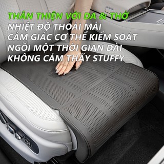 SEAMETAL Đa Năng Ghế Ngồi Ô Tô Hỗ Trợ Chân Nối Dài Da Lộn Ghế Tự Động Mở Rộng Chân Đệm Cho Người Lái Xe Nhớ Bọt Ghế Đệm Thảm Bao