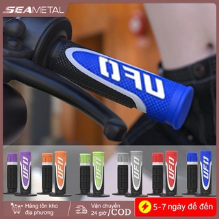 SEAMETAL Xe Máy Tay Lái Bao Cao Su Chống Trơn Trượt Chống Trầy Xước Bảo Vệ Chống Rung Bền Xe Đạp Đường Bộ Thanh Tay Lái Có