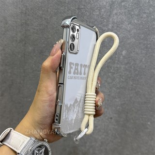 Ốp Lưng Cho OPPO Reno 6 5G Vỏ Điện Thoại Chống Rơi Mạ Điện Cao Cấp Với Bản Phác Thảo Đơn Sắc Họa Tiết Đỉnh Núi TPU Mềm Dây Miễn Phí