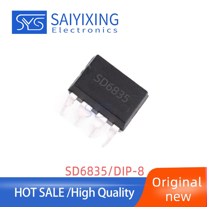 10 Chiếc SD6835 6835 IC Gói DIP-8 24W Chuyển Đổi Chip Nguồn AC-DC Bộ ...