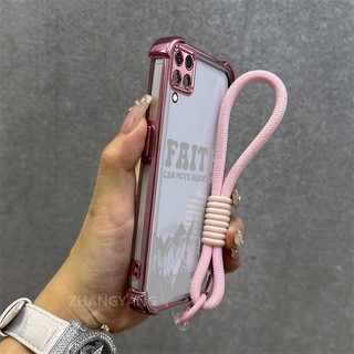 Ốp Lưng Dành Cho Samsung A12 A22 4G M12 M22 M32 Ốp Điện Thoại Chống Rơi Mạ Điện Cao Cấp Với Bản Phác Thảo Đơn Sắc Họa Tiết Đỉnh Núi TPU Mềm Dây Miễn Phí