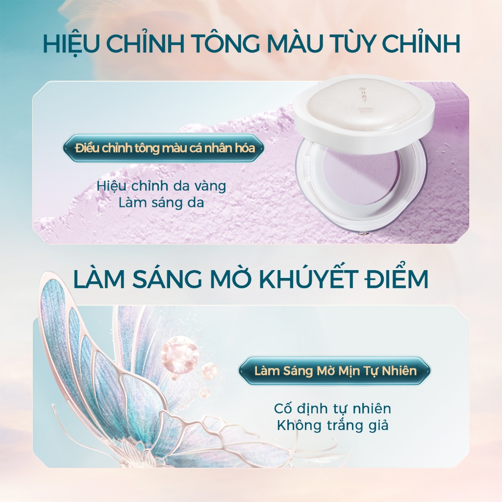 Florasis ( Hoa Tây Tử) Phấn Phủ Dạng Bột Flawless Jade Breathable SPF50+ PA+++ – 2 Trong 1: Cố Định Lớp Trang Điểm & Bảo Vệ Da, Kết Cấu Nhẹ & Kiểm Soát Dầu Cho Mọi Loại Da 8.5g