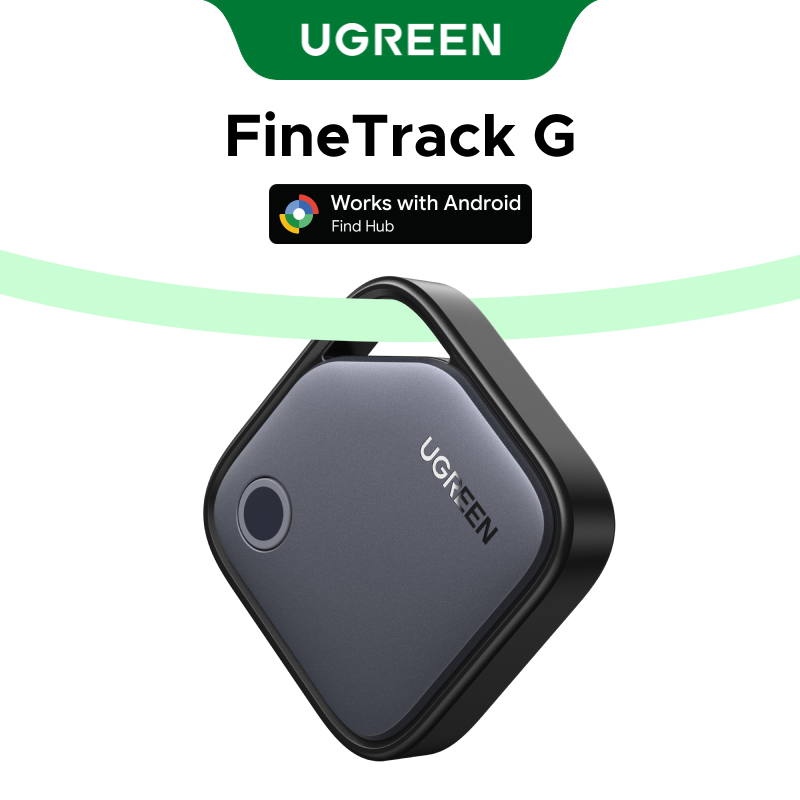 UGREEN FineTrack G Smart Tag Định vị thông minh Chống thất lạc Làm việc với Find Hub (Chỉ dành cho Android) Theo dõi toàn cầu có thể sạc lại cho Google Xiaomi OPPO VIVO