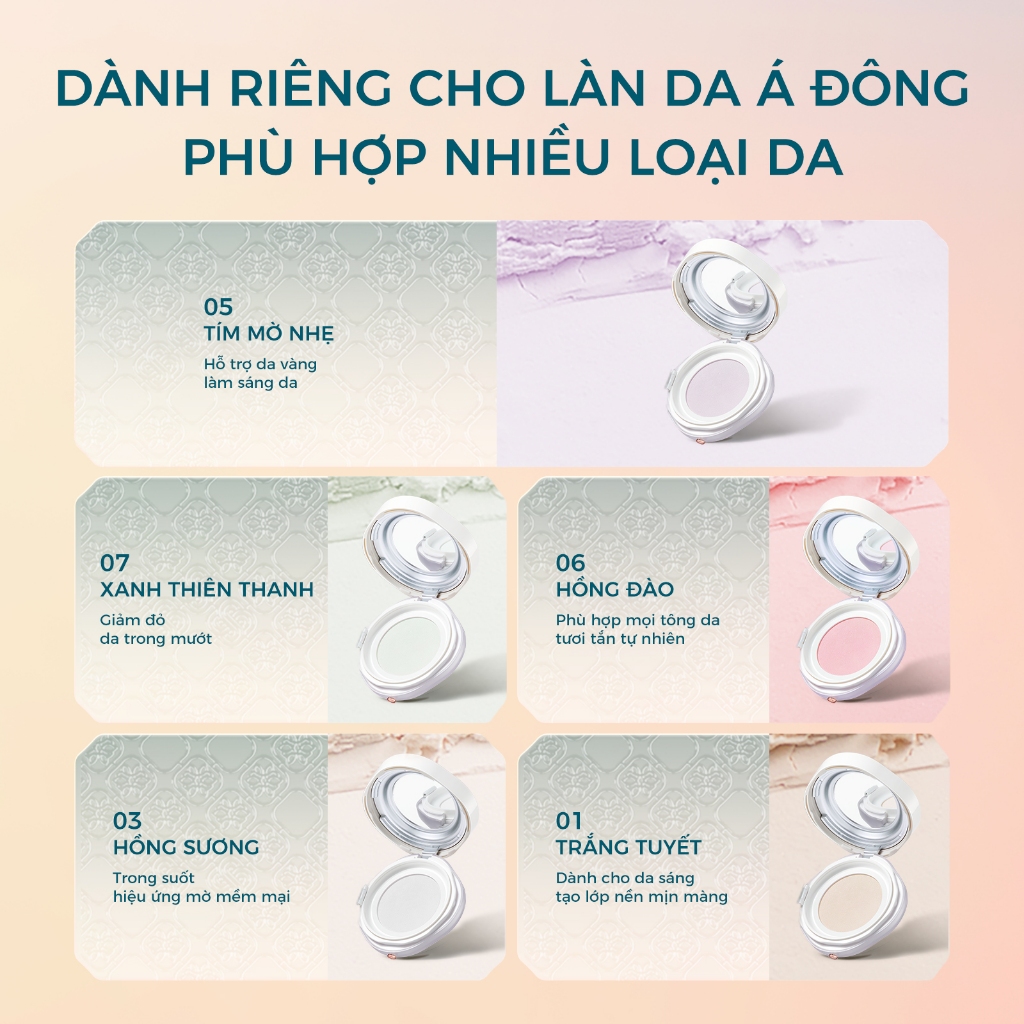 Florasis ( Hoa Tây Tử) Phấn Phủ Dạng Bột Flawless Jade Breathable – Hạt Phấn Siêu Mịn, Điều Chỉnh Sắc Tố, Kiểm Soát Dầu & Lớp Nền Lì Hoàn Hảo 8.5g