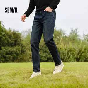 Semir Quần Jean Nam Denim Tự NhiênSlim Fit, Phù Hợp Mặc Mùa Đông