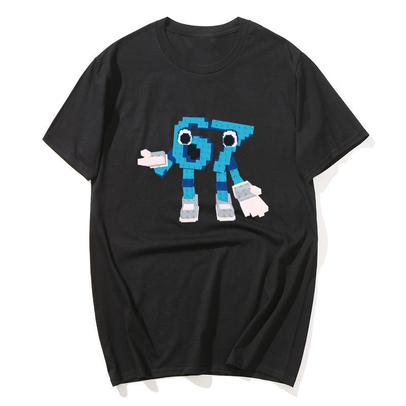 Áo Thun Cotton Ngắn Tay Brainrots Bruh - Size Lớn, Phù Hợp Đi Dạo Phố