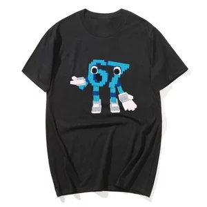 Áo Thun Cotton Ngắn Tay Brainrots Bruh - Size Lớn, Phù Hợp Đi Dạo Phố