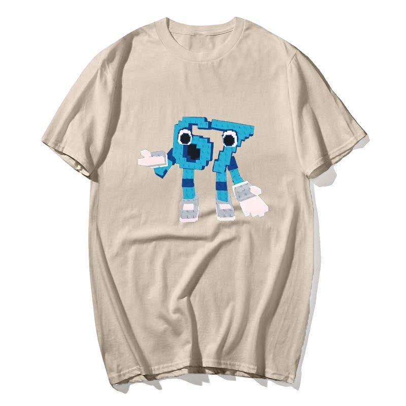 Áo Thun Cotton Ngắn Tay Brainrots Bruh - Size Lớn, Phù Hợp Đi Dạo Phố
