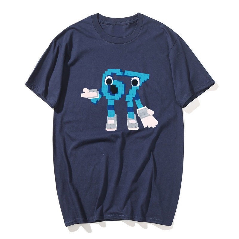Áo Thun Cotton Ngắn Tay Brainrots Bruh - Size Lớn, Phù Hợp Đi Dạo Phố