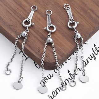 Chuỗi thép không gỉ đa năng cho vòng tay và phụ kiện vòng cổ, dễ dàng tùy chỉnh, mở rộng lên đến 6cm