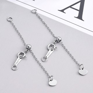 Chuỗi thép không gỉ đa năng cho vòng tay và phụ kiện vòng cổ, dễ dàng tùy chỉnh, mở rộng lên đến 6cm