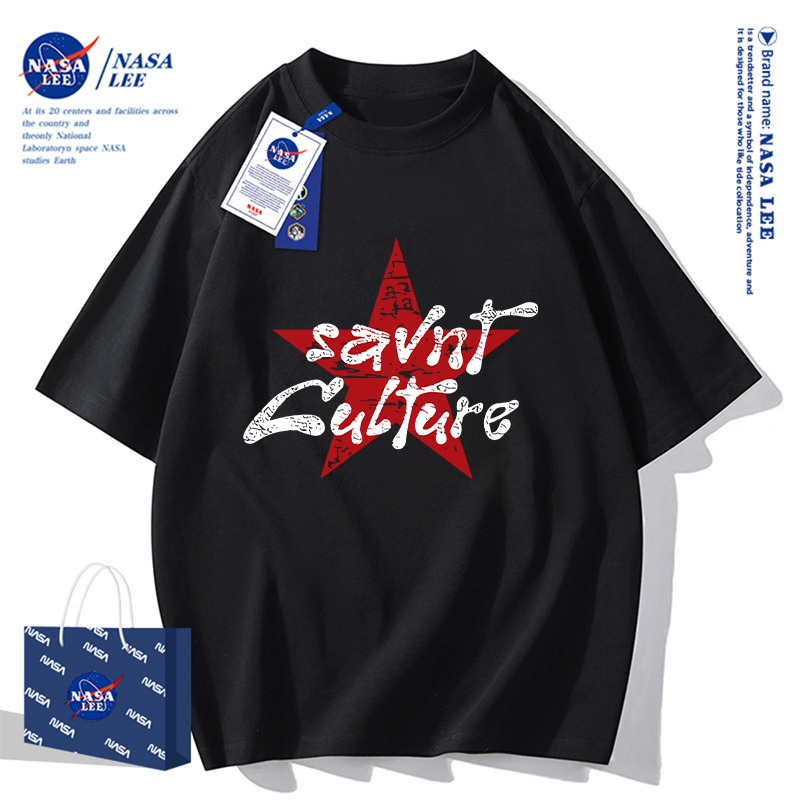 ​​Áo phông NASA - Unisex - Họa tiết ngôi sao - Hàng mới Hè 2025 - Đang bán chạy​