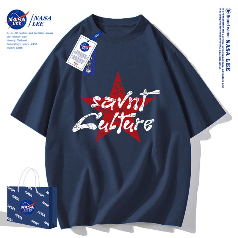 ​​Áo phông NASA - Unisex - Họa tiết ngôi sao - Hàng mới Hè 2025 - Đang bán chạy​