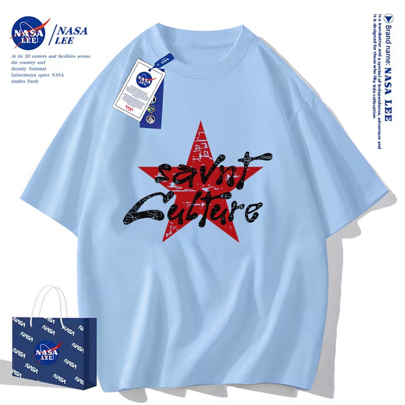 ​​Áo phông NASA - Unisex - Họa tiết ngôi sao - Hàng mới Hè 2025 - Đang bán chạy​