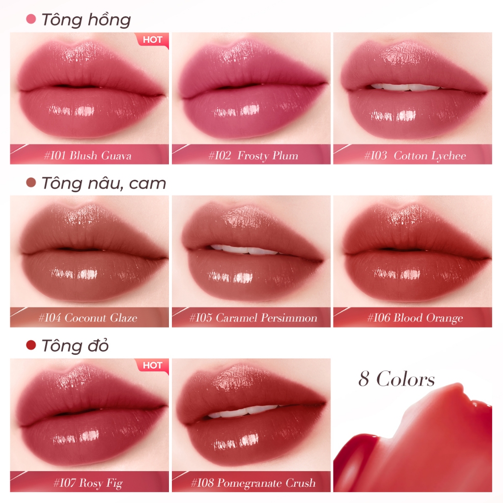 Son bóng lâu trôi SACE LADY Icy Touch 1.2ML