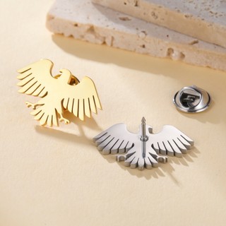 SKYRIM Golden Syria Eagle of Saladin Trâm 30MM Phù hợp với phụ kiện dành cho nam Quà tặng [Còn hàng ngay]