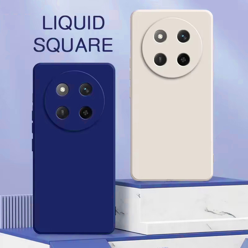Tương thích với Honor 400 Pro 400 200 Smart 400 200 Lite X9d X9c Smart X6c X7d X7c X6b X7b Vỏ Mềm Sang Trọng Nguyên Bản Vuông Vỏ Điện Thoại Silicon Lỏng