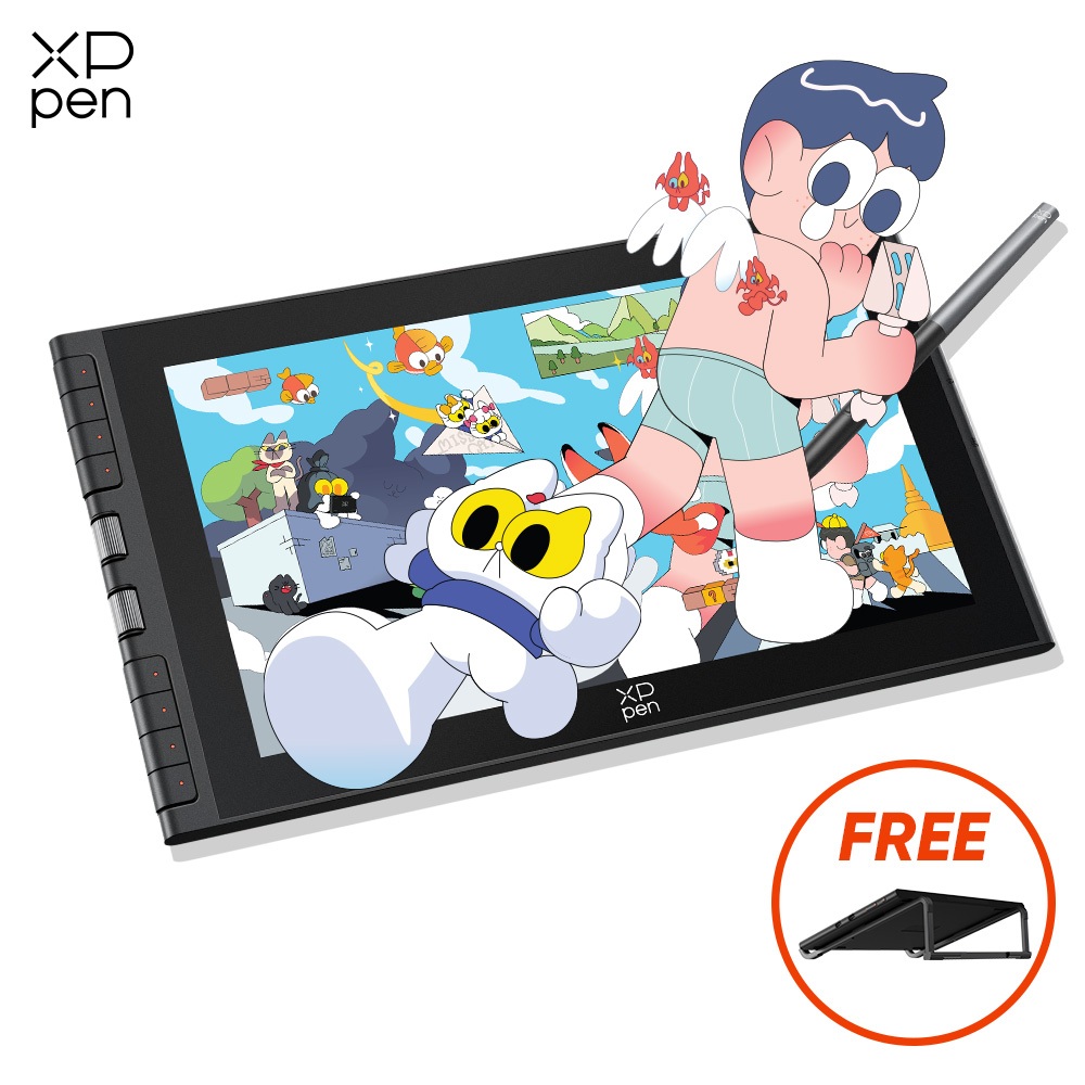 Bảng vẽ điện tử XPPen Artist 12 3rd Màn hình bút With Micro X-Dial & X4 16k không dùng pin Pen | BigBuy360 - bigbuy360.vn