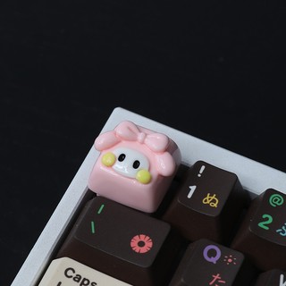 Keycaps hình vuông động vật dễ thương Keycaps thủ công tùy chỉnh