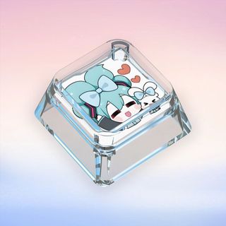 Miku Expression Phiên bản giới hạn Bàn phím cơ tùy chỉnh Keycaps Hoạt hình Keycaps trong suốt