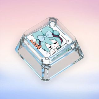 Miku Expression Phiên bản giới hạn Bàn phím cơ tùy chỉnh Keycaps Hoạt hình Keycaps trong suốt