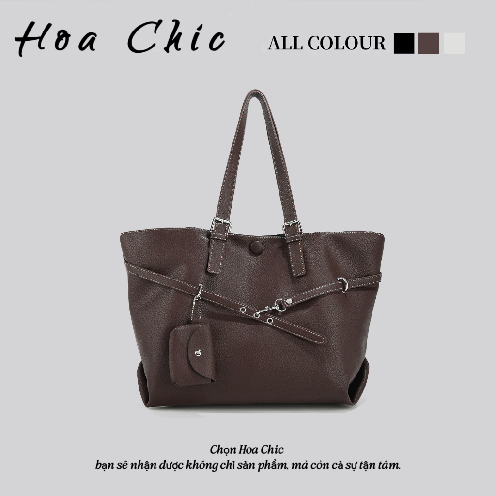 Túi đi làm công sở cao cấp Retro Phong cách mới Dung tích lớn Thu đông Túi Tote đơn giản