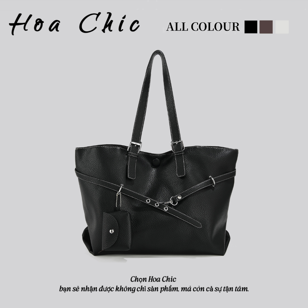 Túi đi làm công sở cao cấp Retro Phong cách mới Dung tích lớn Thu đông Túi Tote đơn giản