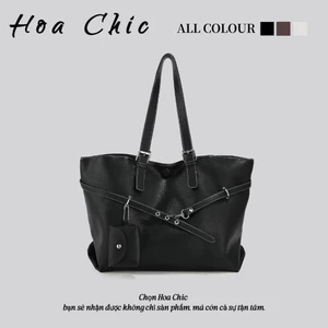 Túi đi làm công sở cao cấp Retro Phong cách mới Dung tích lớn Thu đông Túi Tote đơn giản