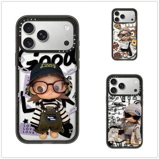 Không Dây Từ Tính Cho iPhone 17 16 15 Pro Max Kính Dễ Thương Zsiga Miếng Dán Ốp lưng iPhone 11 12 13 14 Pro Max Plus Acrylic Cứng PC Ốp Lưng