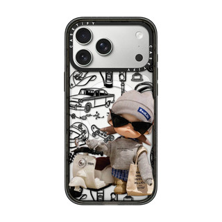 Không Dây Từ Tính Cho iPhone 17 16 15 Pro Max Kính Dễ Thương Zsiga Miếng Dán Ốp lưng iPhone 11 12 13 14 Pro Max Plus Acrylic Cứng PC Ốp Lưng