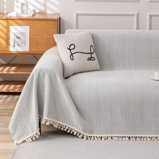 AIMI Khăn Trải Sofa Vải Nhung Mềm Mại, Thoáng Khí Và Thoải Mái Bọc Ghế Sofa Thân Thiện Với Thú Cưng Đa Chức Năng, Chống Trượt Thích Hợp Cho Ghế Sofa Chữ L Hai Hoặc Ba Chỗ Ngồi