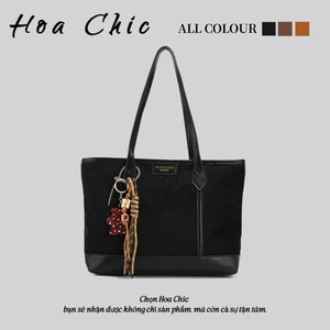 Túi Xách Nữ Da Lộn Cao Cấp Phong Cách Retro Dung Tích Lớn Túi Tote Đi Làm Thời Trang Thu Đông