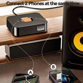 Bộ thu phát âm thanh Bluetooth 6.0 AUX RCA Hifi Stereo Âm nhạc thích ứng Bộ chuyển đổi không dây USB 3.0 Ổ đĩa Losslesslessless Module