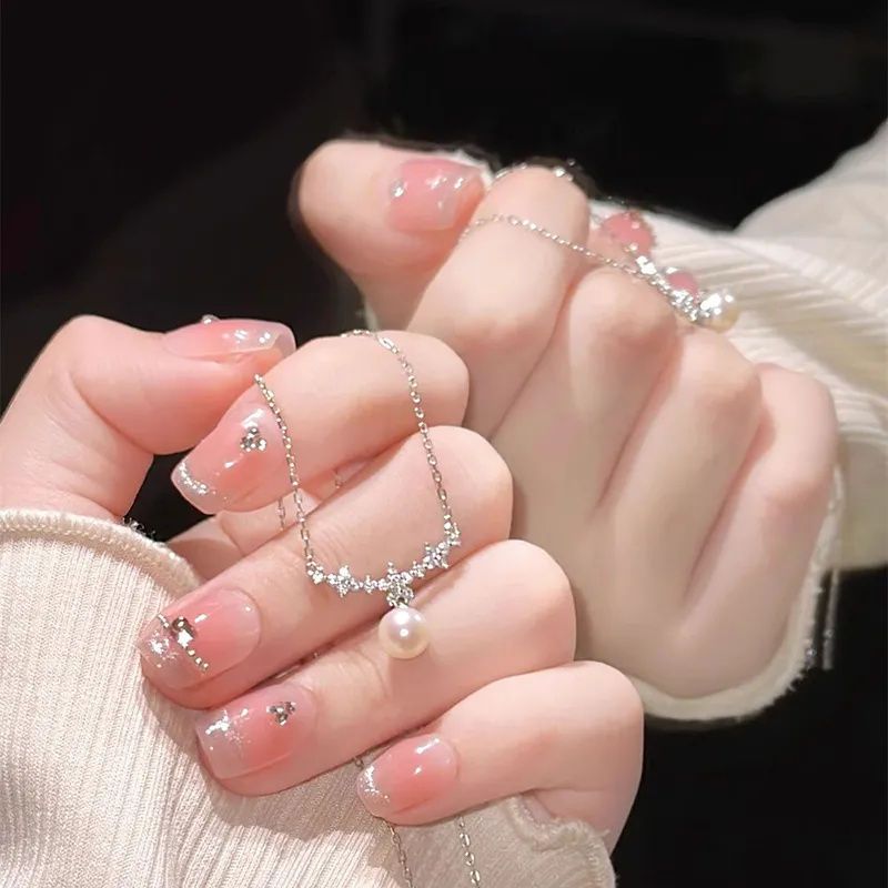 Vòng cổ ngọc trai zircon thời trang Hàn Quốc màu bạc - Quà tặng tinh tế