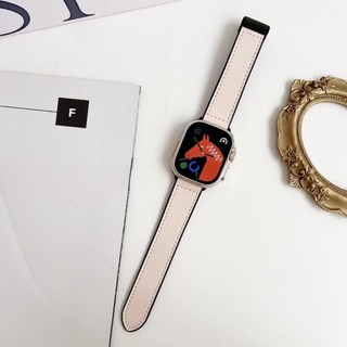 Dây Da Cho Apple Watch S11 / 10 / 9 / 8 / 7 / 6 / 5 / SE Vòng Tay Chống Nước Da Bò Thay Thế Dây Đeo Tay Thể Thao Cho Iwatch 49 / 46 / 45 / 44 / 41 / 40 / 38 / 42MM
