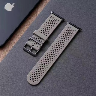 Dây đeo cho Apple Watch S11 / 10 / 9 / 8 / 7 / 6 / 5 / SE Vòng đeo tay silicon chống thấm nước thoáng khí thay thế dây đeo cổ tay thể thao cho Iwatch 49 / 46 / 45 / 44 / 41 / 40 / 38 / 42MM