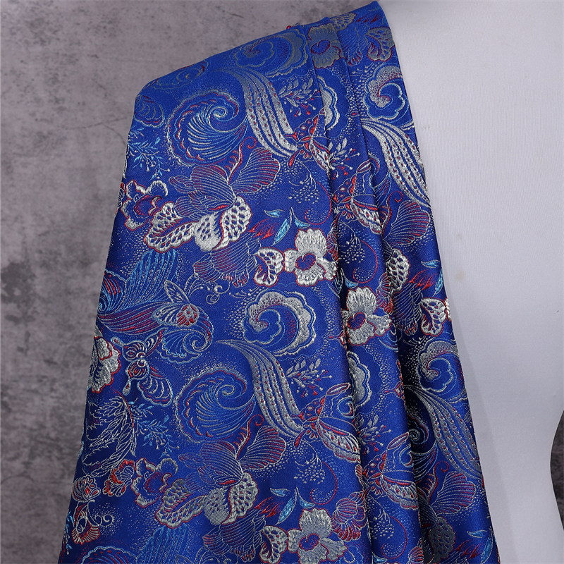 Hanfu Jacquard thổ cẩm phong cách Trung Hoa, kích thước 50x150cm, phù hợp may tự chế