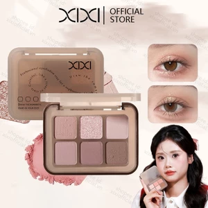 XIXI 6 Màu Shimmer Matte Eyeshadow Palette Lấp Lánh Sắc Tố Phấn Mắt Lâu Dài Chống Thấm Nước Trang Điểm Bảng Mỹ Phẩm NO.D843